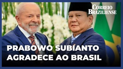 Presidente da Indonésia agradece apoio do Brasil à adesão do país ao Brics