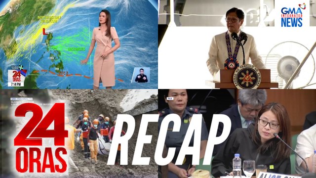 24 Oras: (Part 2) Masamang panahon at update sa dating Bagyong Salome | PBBM, kumpiyansang maibabalik ang tiwala ng marami sa gobyerno | Hiling ng kampo ni Alice Guo, atbp.