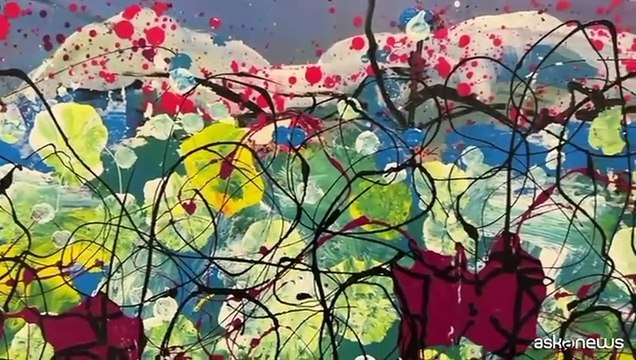 Colori e spiritualità, le opere di Liu Youju alla GNAMC di Roma