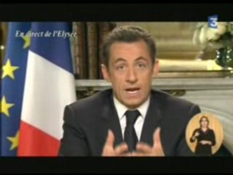 Voeux de Monsieur NICOLAS SARKOZY 2008