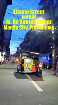Elcano Street corner De Santos Street in Manila City, Philippines
