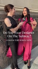 FOR THE STREETS NYFW: "Do You Wear Designer on the Subway"