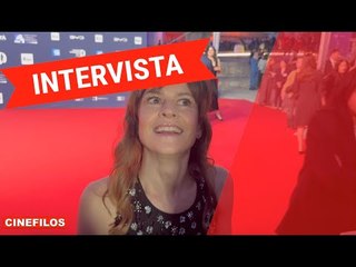 Maura Delpero sul red carpet dei Premi David di Donatello 70