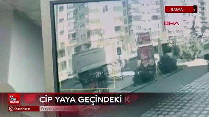 Batmanda cip yaya geçidindeki kişilere çarptı