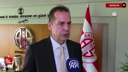 Antalyaspor Başkanı Perçin: Başakşehir maçıyla tırmanışa geçeceğiz