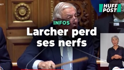 Larcher perd ses nerfs au Sénat après cette intervention sur Sarkozy
