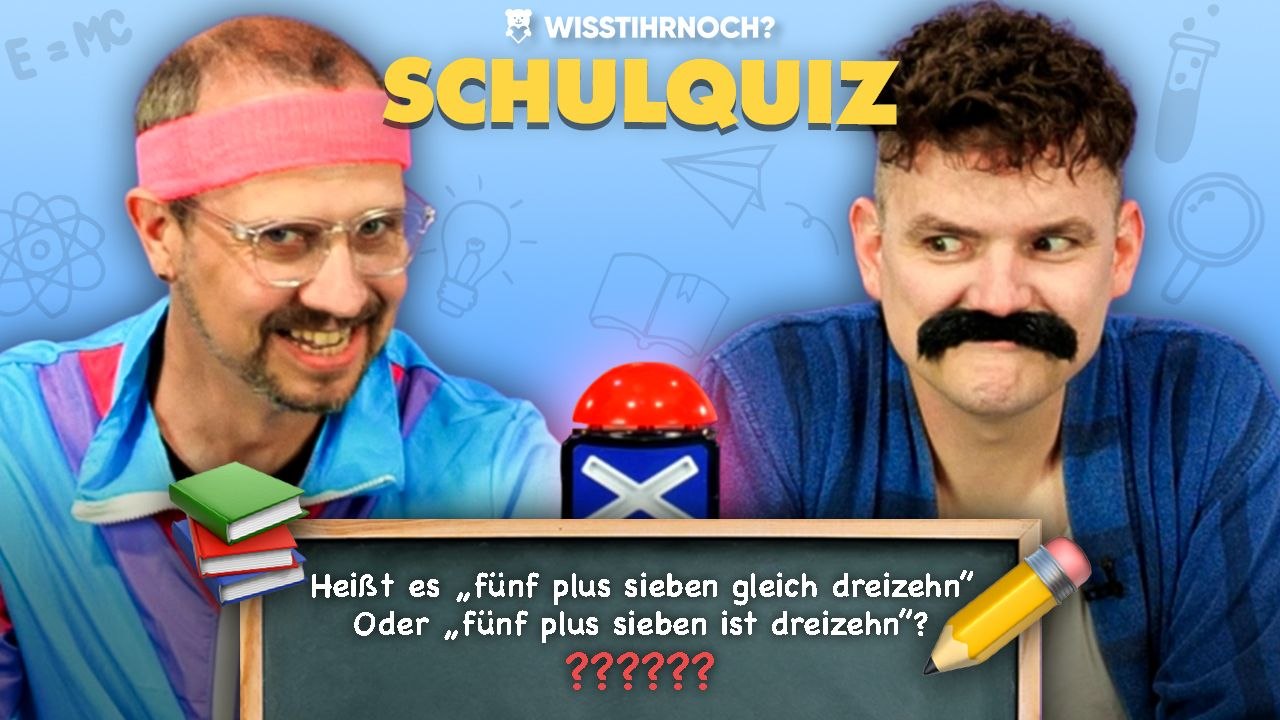 @JuckiHa⁩ & ⁨@StachMat⁩ müssen zurück auf die Schulbank! Wer besteht das Schulquiz?