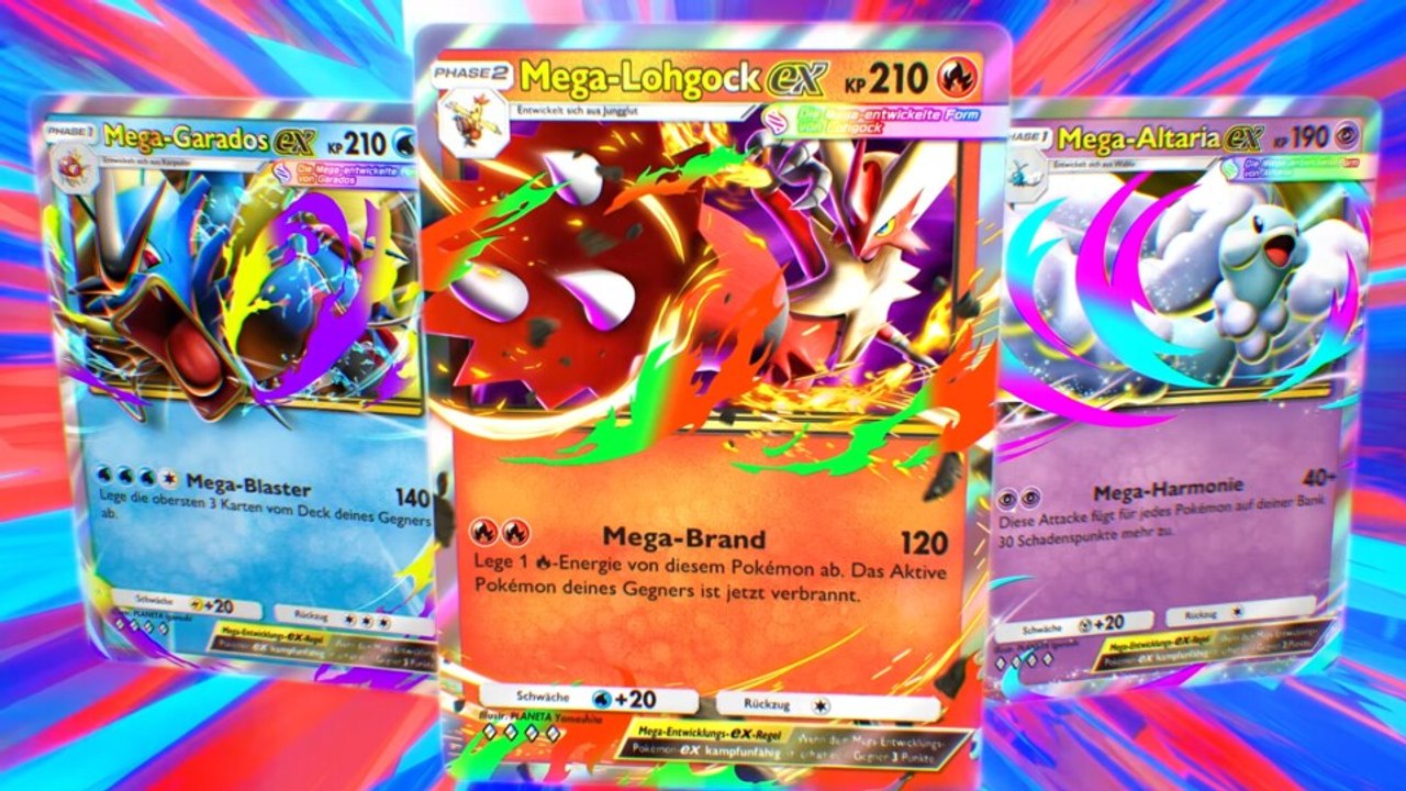 Pokémon tcg pocket enthüllt neue 'mega-aufstieg'-erweiterung und markiert so den start der b-reihe