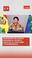 Transmisión del mando presidencial estará a cargo de la Cancillería y Vicepresidencia