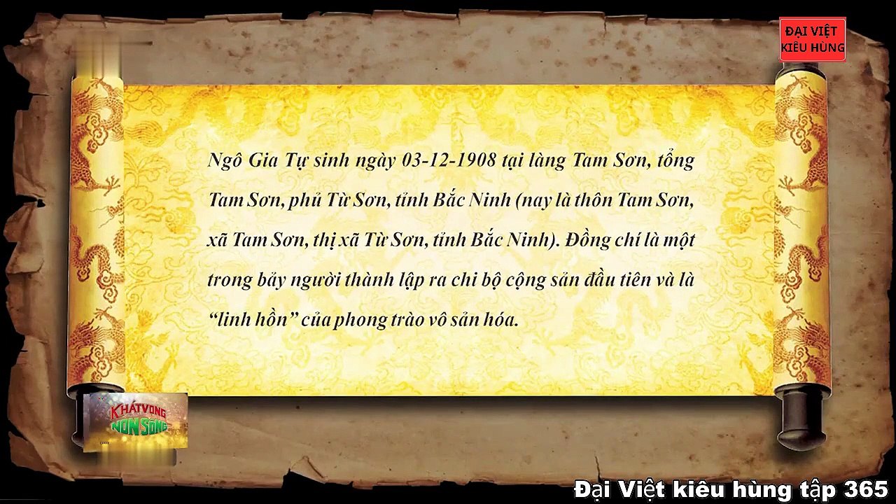 365 Đại Việt kiêu hùng - Ngô Gia Tự người cộng sản kiên trung