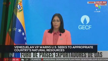 FTS 10:30 23-10: Venezuelan VP warns U.S. seeks to appropriate country's natural resources