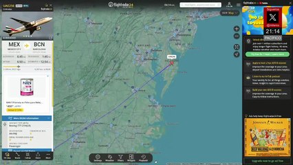 Fernández Noroña viaja rumbo a Palestina con escala en España