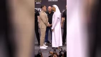 UFC 321 - Le face-à-face entre Gane et Aspinall