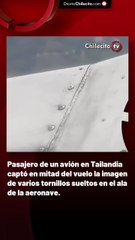Pasajero de un avión en Tailandia captó en mitad d