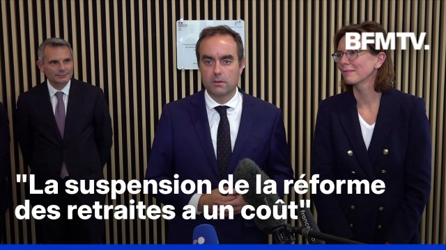 Fraude fiscale, réforme des retraites... Le point presse de Sébastien Lecornu en intégralité