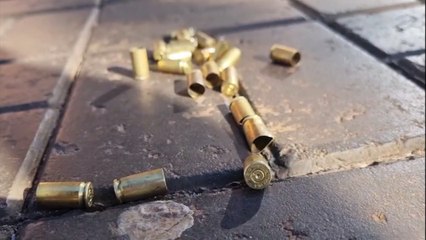 Cenário de guerra: grande quantidade de capsulas é encontrada após atentado no Interlagos