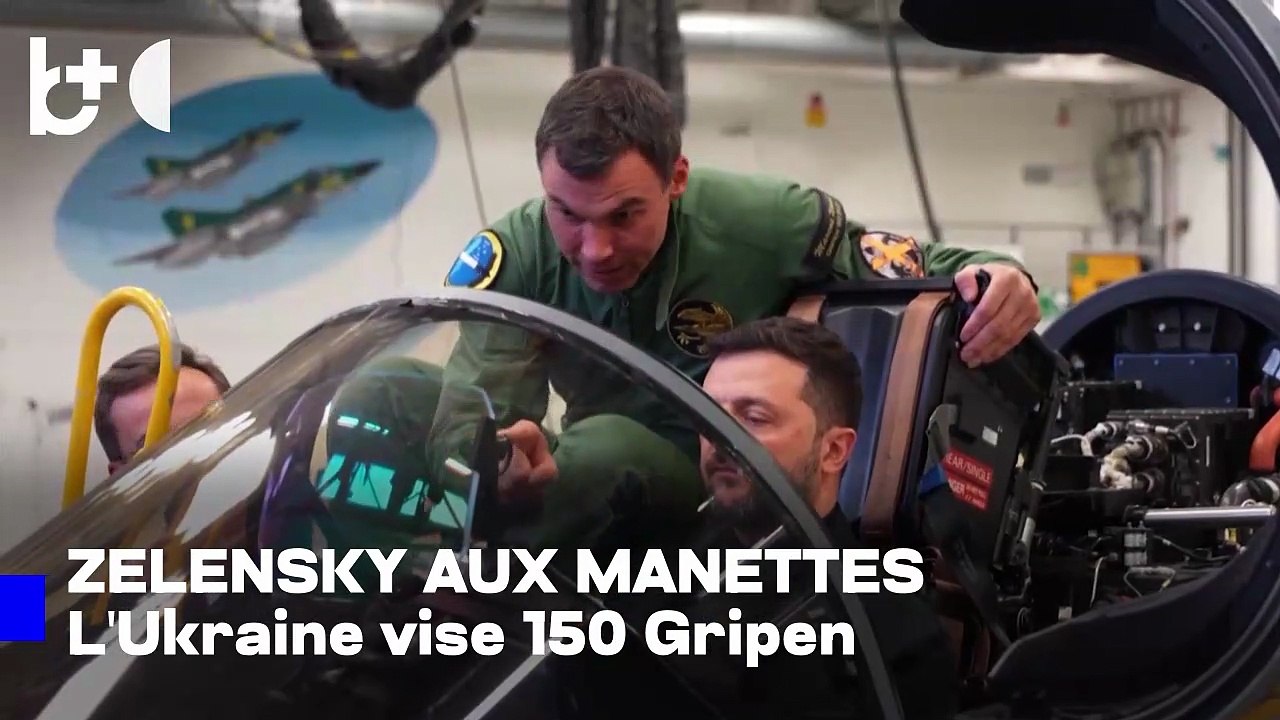 Zelensky pilote un Gripen suédois, l'Ukraine achètera 150 avions
