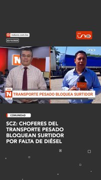 SCZ: Choferes del transporte pesado bloquean surtidor por falta de diésel