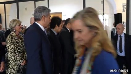 Mattarella visita "Tesori dei Faraoni" alle Scuderie del Quirinale