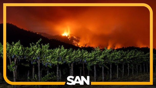 Major wildfire in California’s wine country chars thousands of acres