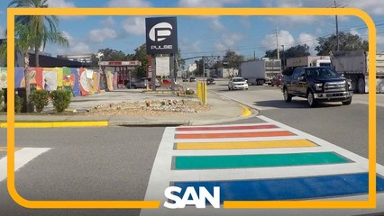LGBTQ+ advocates condemn rainbow crosswalk removal near Pulse nightclub