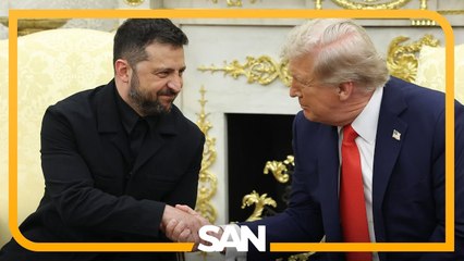 Trump meeting with Zelenskyy more courteous, ends with vague promises