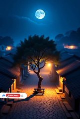 🌙 चाँद की आख़िरी रोशनी | छोटी मीरा और जादुई चाँद की कहानी | Emotional Moon Story in Hindi