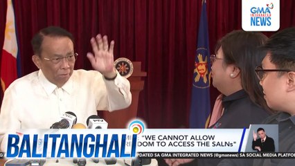 Exec. Sec. Bersamin - We cannot allow indiscriminative freedom to access the SALNs | Balitanghali