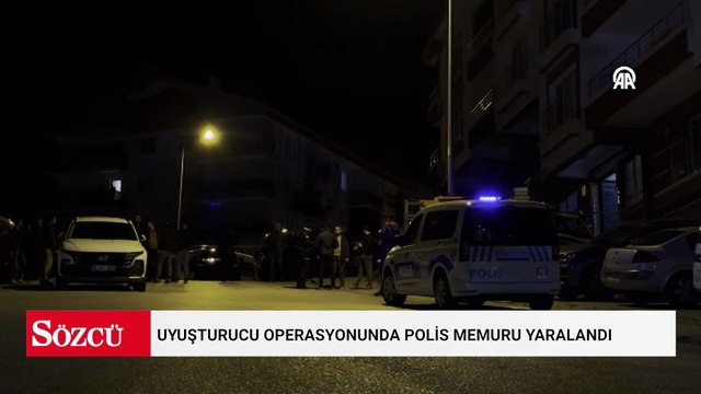 Uyuşturucu operasyonunda polis memuru yaralandı