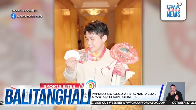 Ph olympian Carlos Yulo, panalo ng gold at bronze medal sa 2025 Artistic Gymnastics World Championships | Balitanghali