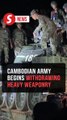 Cambodia starts pulling back heavy weapons after peace pact with Thailand