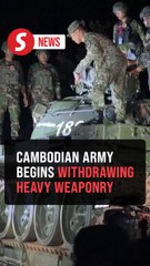 Cambodia starts pulling back heavy weapons after peace pact with Thailand