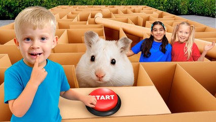 Trapped in the Hamster Maze 🐹 Escape Story for Kids