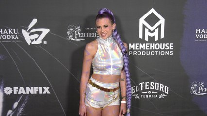 Darby Elyse attends the red carpet at the 6th annual Unruly Halloween Party