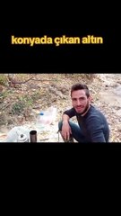 Konya'da 5 arkadaş derede altın buldu! O anlar kaydedildi