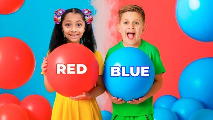 Girls vs Boys - Red vs Blue Challenge
