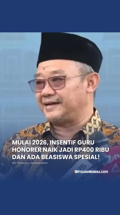 Guru Honorer Dapat Kabar Gembira, Insentif Naik Jadi Rp400 Ribu dan Ada Beasiswa Pendidikan