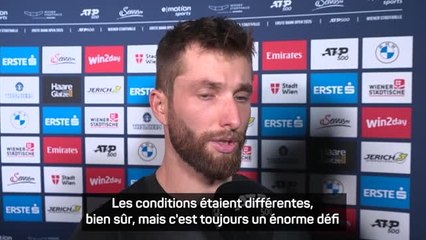 Vienne - Moutet : "Très content de ma performance"