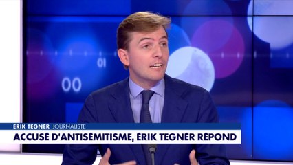«Pour des propos basés sur des livres, je suis accusé d'être antisémite» : Erik Tegnér répond