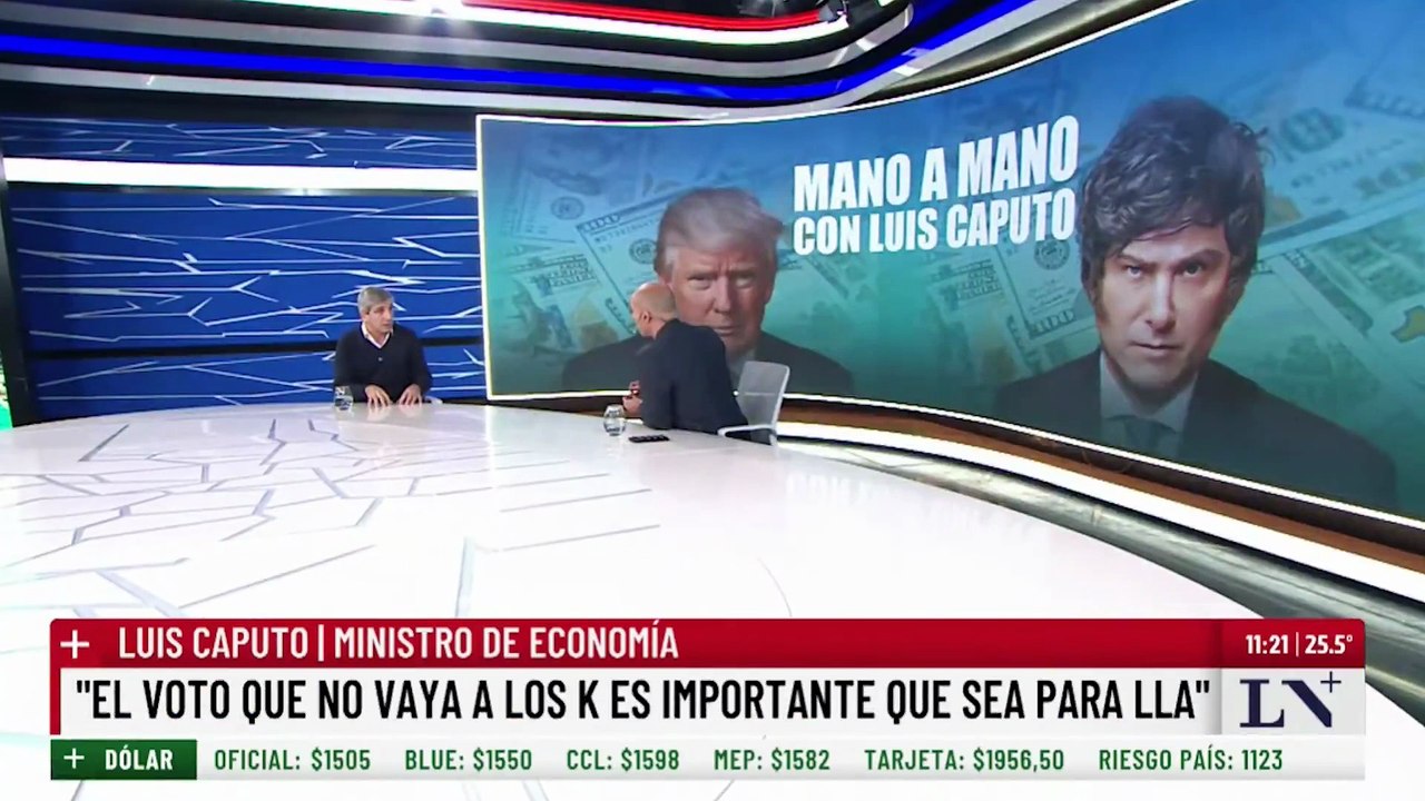 Luis Caputo: "Estas elecciones son más importantes que las presidenciales"