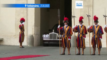 III. Károly brit király XIV. Leó pápához látogatott