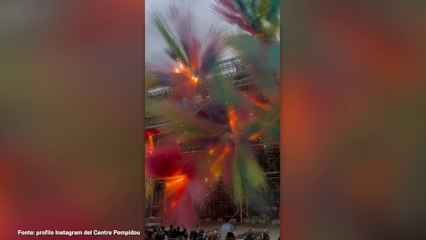 Parigi, show al Centre Pompidou che chiude per ristrutturazione