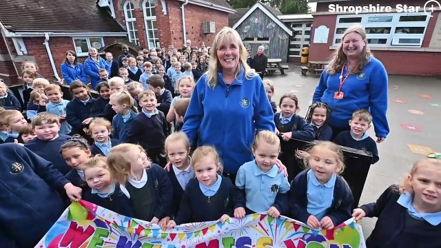 Beloved Teaching Assistant and former pupil at St Lawrence C of E School in Telford area, says goodbye to pupils and staff.