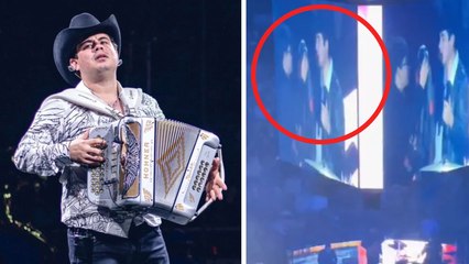 Alfredo Olivas termina concierto tras hablar con hombre en pleno escenario; aquí el momento