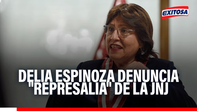 Delia Espinoza denuncia represalia de la JNJ: A través de mí quieren escarmentar a otros magistrados
