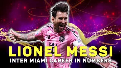 Lionel Messi - Inter Miami career in numbers