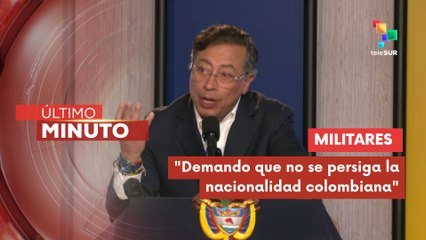 Pdte. Petro: Hay que rehacer la colaboración militar con EE.UU.