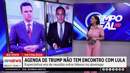 Agenda de Donald Trump na Malásia não tem encontro com Lula