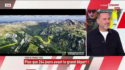 Emission TV : Le Tour sur L'Equipe TV Parcours du Tour de France 2026 (FR,23 Octobre 2025)