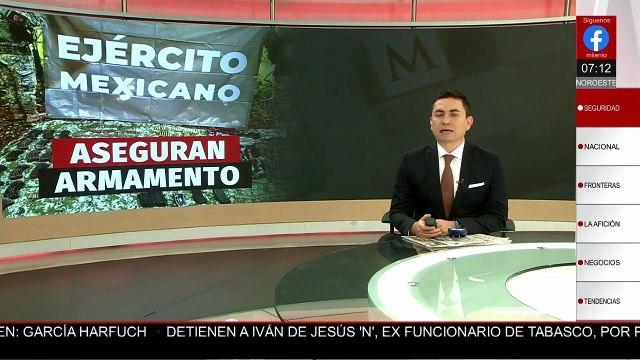 Operativo en Sinaloa deja 2 detenidos y aseguramiento de armas y drogas